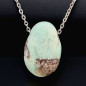 Pendentif Amazonite avec Chaîne inox (s)