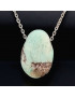 Pendentif Amazonite avec Chaîne inox (s)