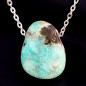 Pendentif Amazonite avec Chaîne inox (s)