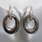 Boucles Hématite à Clips Argent 925 (s)