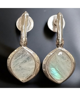 Boucles Labradorite Ovales...