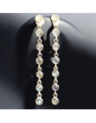 Boucles Labradorites "Pendants" Argent 925 (s)