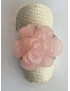 Bague Quartz rose argent 925 Taille 52