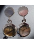 Boucles Labradorite Boules Argent 925 (s)