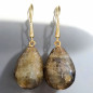 Boucles Labradorite Boules Facettées Plaquées or (s)