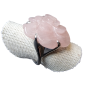 Bague Quartz rose argent 925 Taille 52