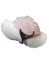 Bague Quartz rose argent 925 Taille 52