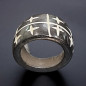 Bague Bois de Coco Ethnique Etoiles (s)