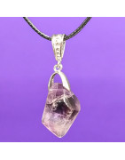 Pendentif Améthyste sur Cordon (s)