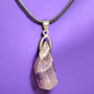 Pendentif Améthyste sur Cordon (s)