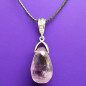 Pendentif Améthyste sur Cordon (s)
