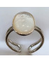 Bague Nacre Réglable 52+ Argent 925 (s)