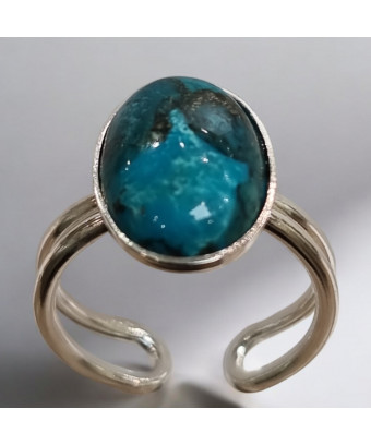 Bague Chrysocolle Réglable...