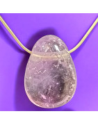 Pendentif Améthyste sur Chaîne dorée (s)