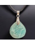 Pendentif Amazonite avec Cordon (s)