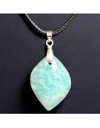 Pendentif Amazonite avec Cordon (s)
