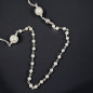 Collier Perles Eau douce Argent 925 (s)