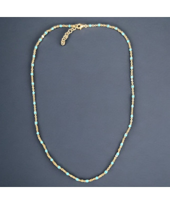 Collier Turquoise Plaqué or...