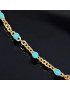 Collier Turquoise Plaqué or (s)