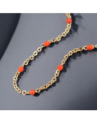 Collier Corail Plaqué or (s)