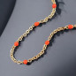 Collier Corail Plaqué or (s)