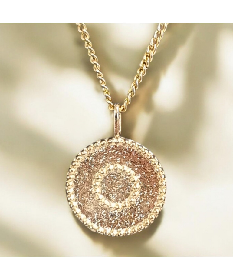 Pendentif Soleil avec chaîne Plaqué or (s)