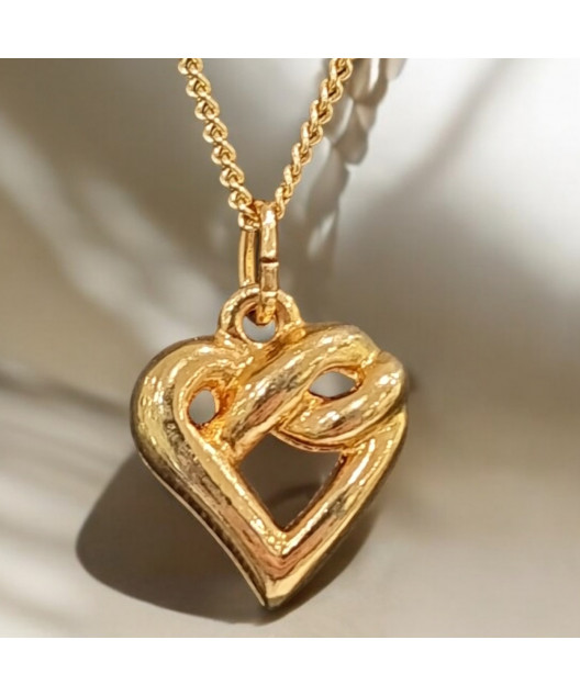 Pendentif Cœur avec chaîne Plaqué or (s)