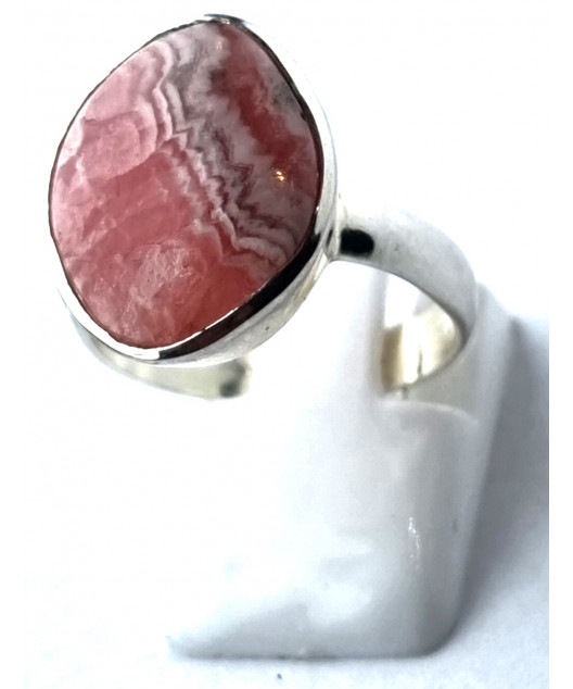 Bague Rhodochrosite argent 925 Taille 59