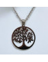 Pendentif Arbre de vie avec chaîne Acier (s)