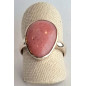 Bague Opale rose argent 925 Taille 57
