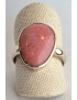 Bague Opale rose argent 925 Taille 57