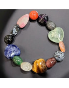 Bracelet Multipierres Cœurs (s)