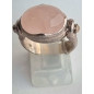 Bague Quartz rose argent 925 Taille 57