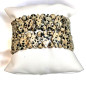 Bracelet Jaspe Dalmatien Lamelles (s)