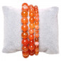 Bracelet Agate de feu Pierres rondes (s) Bracelet Agate de feu Pierres rondes (s)