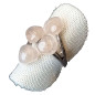 Bague Quartz rose argent 925 Taille 53