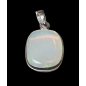 Pendentif Opale Goutte Argent 925 avec chaîne (s)