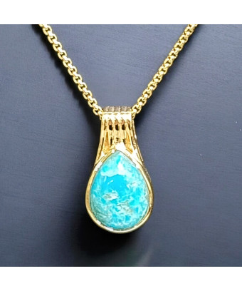 Pendentif Turquoise avec...