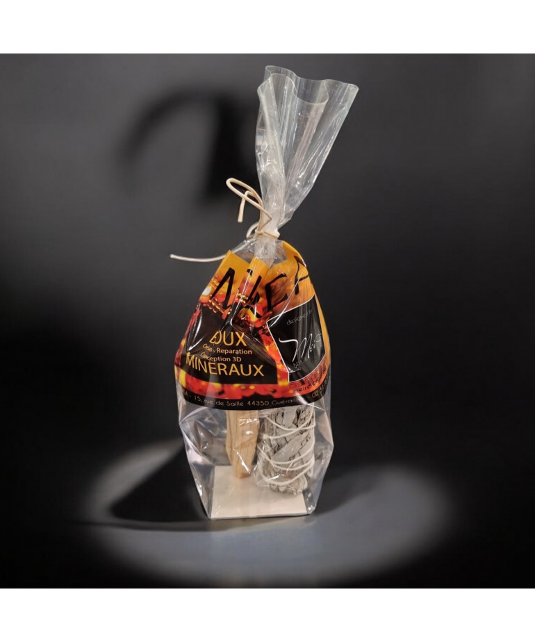 Sauge blanche de Californie et Morceau de Palo santo Sachet cadeau (s)