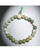Bracelet Jade Impérial Mala Pierre ronde 8mm (s)