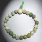Bracelet Jade Impérial Mala Pierre ronde 8mm (s)