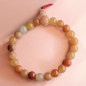 Bracelet Aventurine Orange Mala Pierres rondes 8mm (s)