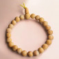 Bracelet Jaspe jaune Mala Pierres rondes 8mm (s)