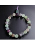 Bracelet Fluorite rainbow Mala Pierres rondes 8mm (s)