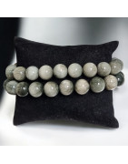 Bracelet Œil de chat Pierres rondes (s)