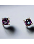 Boucles Quartz Mystique "Clou" Argent 925 (s)