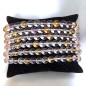 Bracelet Amétrine Pierres rondes 6mm (s)