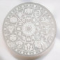 Disque de rechargement Sélénite Zodiaque diam 10cm (s)