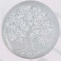 Disque de rechargement Sélénite Arbre de vie diam 10cm (s)