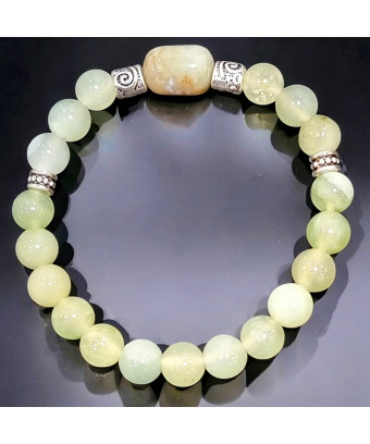 Bracelet Jade et Agate...